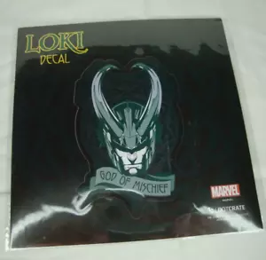 Loki God of Mischief Decal Sticker Marvel Universe Villain MCU Helmet Loot Crate - Picture 1 of 2