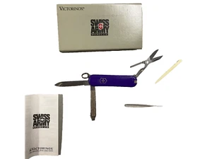 Rare Vintage Victorinox Purple Plum Classic 53050-New in Box! - Picture 1 of 5