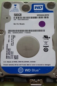 WD5000LMVW-11VEDS3 DCM: DHKT2ANB | 06 DEC 2014 | 500GB #03 - Picture 1 of 1