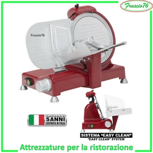 Affettatrice Elettrica RGV Luxury 25 Special Edition Rossa lama 250 mm x Salumi - Foto 1 di 6