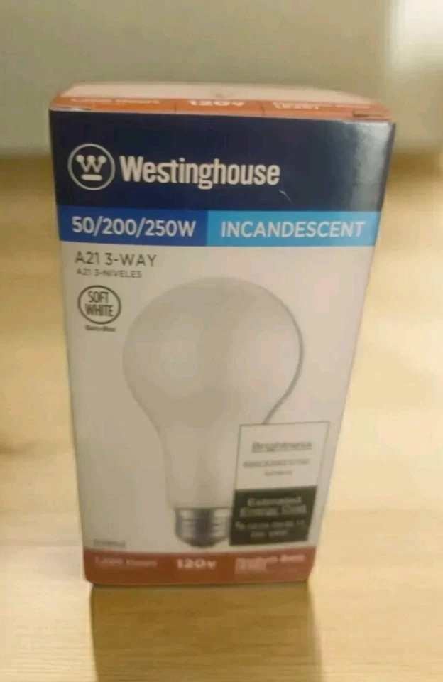 Three-way Westinghouse Bulb 50/200/ 250 W Specialty Bulb Icdsnt - Image 1 of 1