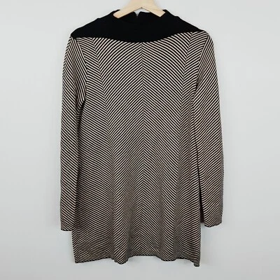 COS Womens Size S or 10 Stripe Wool Long Tunic Sweater Jumper - Image 1 of 4