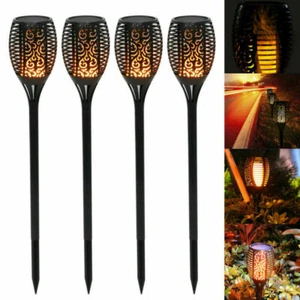 Solarleuchte SolarLampe 96 LED Solar fackel Garten Beleuchtung Flamme SolarLicht - Bild 1 von 16