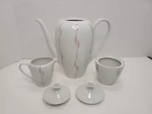 Zeh Scherzer Bavaria Teapot Germany Sugar Bowl And Creamer Coffee Pot Vintage - Picture 1 of 15