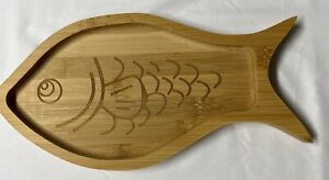 NEW Charcuterie Sushi Board Small Fish Shaped Serving Tray