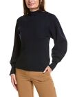 Rebecca Taylor Rib Mock Neck Wool & Cashmere-Blend Sweater Women's