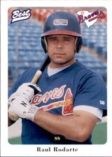 1996 Greenville Braves Best #23 Raul Rodarte Los Angeles California CA Card