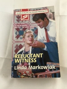 Reluctant Witness By Linda Markowiak Book Paperback 1998 Romance - Foto 1 di 3