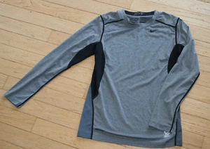 CAMISETA DE MANGA LARGA DRI-FIT AJUSTADA PRO COMBAT NIÑOS * NIKE * USADA EN EXCELENTE ESTADO ~ S - Imagen 1 de 2