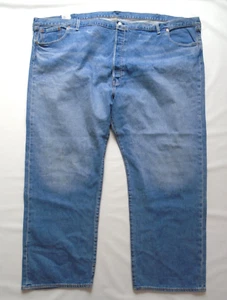 NWT Men's 60 x 32 Levi's 501 "93 Straight Stretch Button Fly Jeans - Picture 1 of 11
