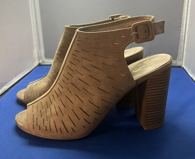 Mix No. 6 Zenaria Correa de Tobillo Grueso Bloque Tacón Talla 9 *Excelente Estado* Foto 1 de 4