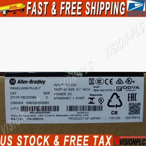 2711P-T6C21D8S 2711P-T6C21D8S HMI PanelView Plus 7 Graphic Terminal NEW - Picture 1 of 4