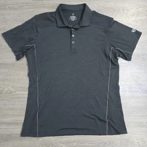 Kuhl Virtuoso Polo Schwarz Wollmischung Performance Hemd Stretch Slim Fit Herren Gr. M - Bild 1 von 16