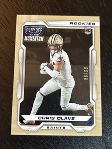 2022 Panini Chronicles Playoff Momentum Rookies Blue /99 Chris Olave #PMR-9 RC - Bild 1 von 2