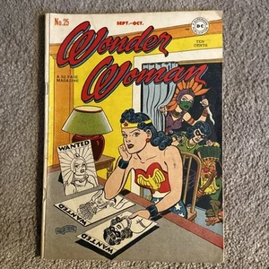 WONDER WOMAN #25 DC COMICS GOLDEN AGE 1947 DOLLY MADISON STORY - Picture 1 of 13