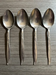 Rumpf Riptide 4 Teelöffel Vintage Edelstahl Besteck Korea Dorzel - Bild 1 von 11