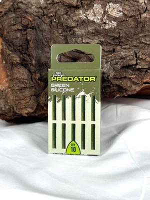 Fox Rage Predator Green Silicone 4mm Rig Sleeves Grün 10 Stück Silikon Hülsen DA - Bild 1 von 3