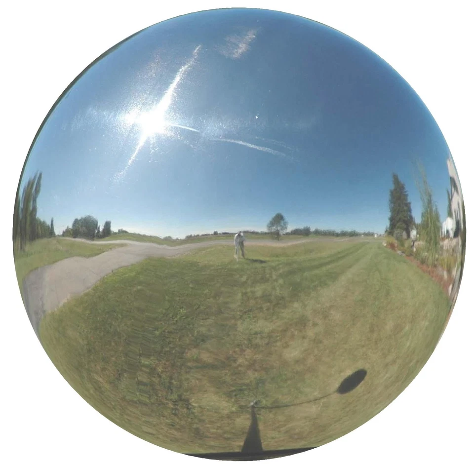 Bola globo de observación de acero inoxidable SIL16, plateada, 16 pulgadas Foto 1 de 1