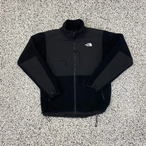 Vintage The North Face Denali Fleece Jacket Black Full Zip Men’s Size Medium - Picture 1 of 6