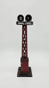 Vtg Louis Marx O Gauge Railroad Train No. #416 Red Flood Light Tower Untested - Picture 1 of 11
