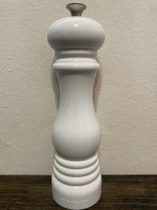 Le Creuset Salzmühle Mahlwerk 8 1/2" Elfenbein Beige Weiß Creme SELTEN ERSATZ - Bild 1 von 9