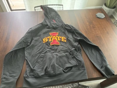 Iowa State Cyclones black pullover hoodie size adult larg - Image 1 of 3