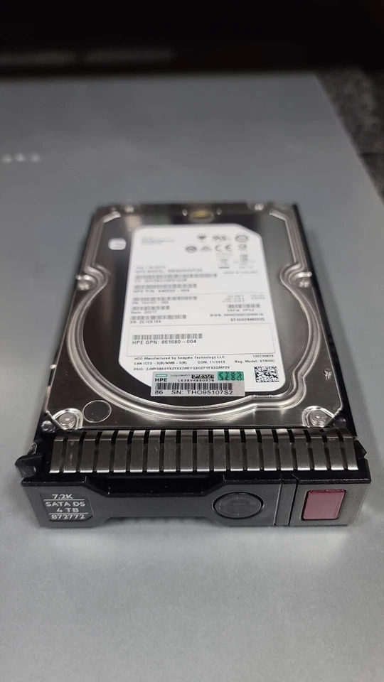 Nuevo pulls 872772-001 - HPE 4TB SATA 7.2K LFF SC DS HDD 872491-B21 Foto 1 de 1