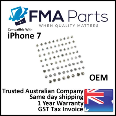 Kit completo viti iPhone 7 OEM inferiore Phillips Tri-Point Y000 Pentalobe Star - Immagine 1 di 2