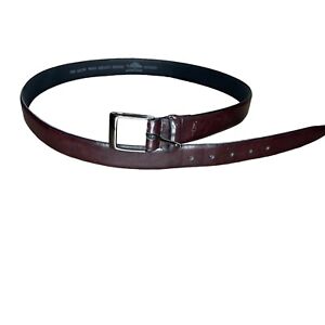 Dockers Men's Solid Brown Genuine Leather Belt Size 40/100