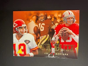 TARJETA DE FÚTBOL AMERICANO JOE MONTANA 1995 PINNACLE "TRIBUTO" - #193 - JEFES - Imagen 1 de 2