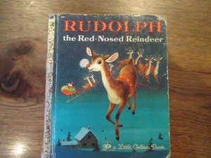 Vintage Book--Rudolph Little Golden Book Wonderful Color Pictures--24 pages- - Picture 1 of 6