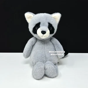 Jellycat WHISPIT RACCOON Plush PREOWNED RETIRED RARE HTF LOVEY Cute Grey NEW! - Picture 1 of 5