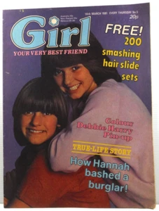 Girl your very best friend March 14th 1981 Debbie Harry vintage teenage magazine - Picture 1 of 10