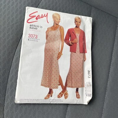 Misses/Miss Petite - stitch'n save 3073 - Jacket & Dress - B (18–24) - UNCUT - Image 1 of 2