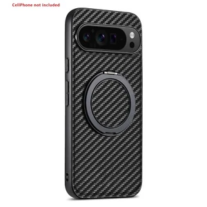 Custodia protettiva in pelle PU fibra di carbonio adatta a Google Pixe 9 Pro, design leggero - Foto 1 di 7