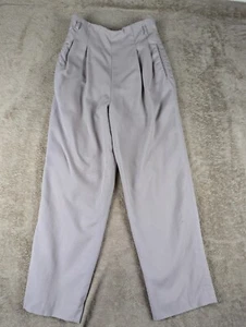 JH Collectibles Women’s High-Waisted Pleated Wool Pants Size 6 Gray USA Made - Picture 1 of 19