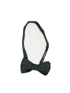 Dunkelgrün gemusterte vorgebundene verstellbare Herrenfliege. Windsor Style - Bild 1 von 2