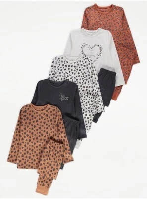 GEORGE Mädchen Pyjama Set verschiedene Modelle zur Auswahl ab Alter 12/13 SCHNÄPPCHEN FÜR NUR £4,99
