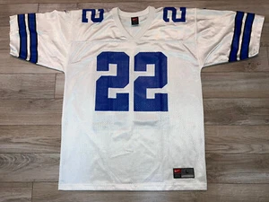 Emmitt Smith vintage Dallas Cowboys NFL Nike Football Jersey Large L - Picture 1 of 3