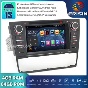 8-Kern DAB+Android 13 Autoradio GPS CarPlay OBD2 DTV für BMW 3er E90 E91 E92 E93 - Bild 1 von 16