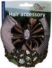 Harry's Horse Hair Bun Net with Clip - Brown with Rhinestones. Harry's Horse