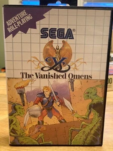 Y's The Vanished Omens (Sega Master System) Authentic Manual & Box Only-NO GAME - Picture 1 of 3