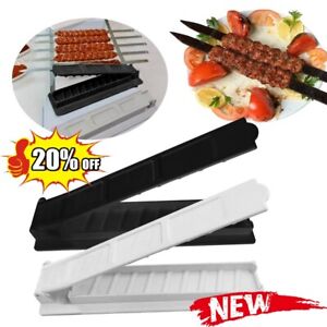 Skewers Kebab Maker Outdoor Barbecue Stringer Box Machine String Grill BBQ Tool