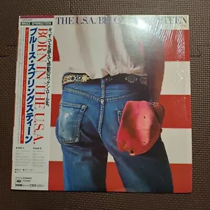 BRUCE SPRINGSTEEN-BORN IN THE U.S.A.28AP2850 JAPAN 1ST PRESS 1LP SHRINK COMPLETE - Picture 1 of 10