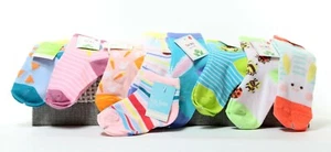 Kids Socks Girls Size 5-6.5 Spring Easter Bunnies Lot Of 9 All Different Scenes - Picture 1 of 1