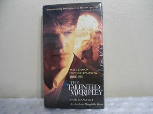The Talented Mr Ripley VHS Tape Mint Sealed! Psychological Thriller Matt Damon - Imagen 1 de 6