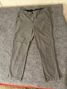 Pantalones Marc Ecko Corte y Coser 38x32 Gris Recto 100% Algodón Ropa de Trabajo Carrera Para Hombre - Imagen 1 de 14