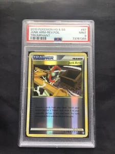 Pokemon Cards: HGSS Triumphant Reverse Holo: Junk Arm 87/102 PSA 9 - Picture 1 of 6