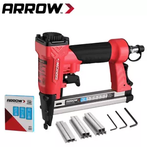 Arrow Pneumatic Staple Gun Oil-Free Upholstery Stapler T50 1/4" 3/8 1/2" Staples - Picture 1 of 9