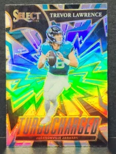 2021 NFL Select Trevor Lawrence Turbocharged Silver Prizm Rookie RC #TUR-1 JAGS - Bild 1 von 2